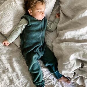 Merino fleece sleep suit